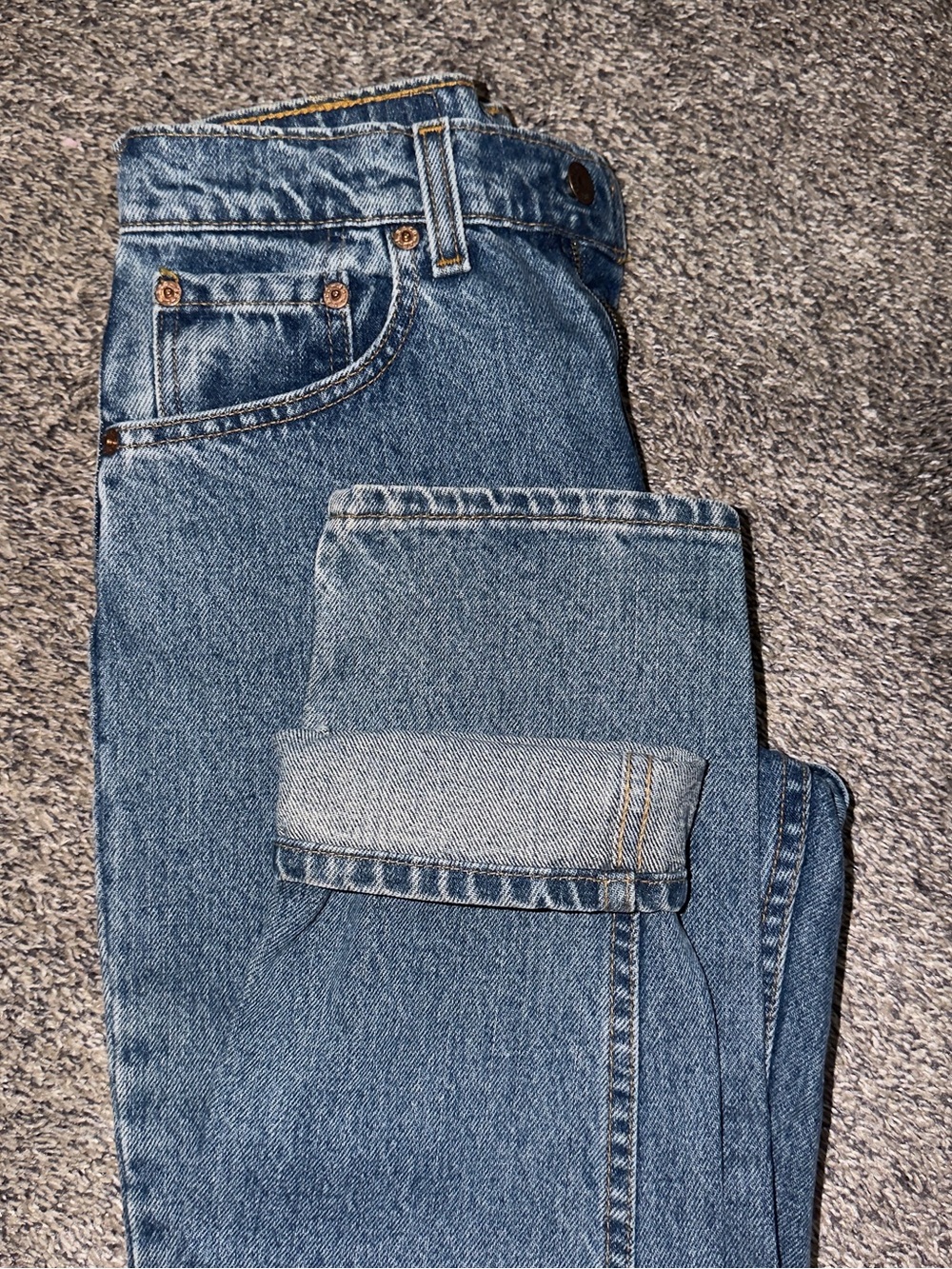 Levi's Men's Light Blue Relaxed Fit Denim Jeans - Picture 4 of 4